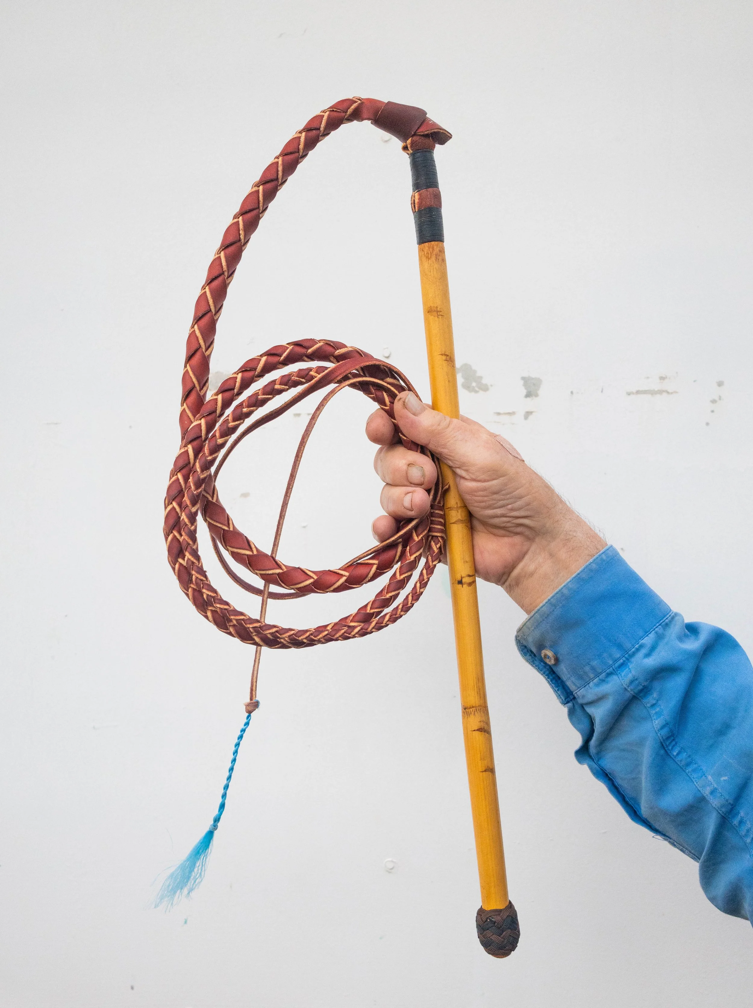 Outback Redhide Stockwhip - The Romily Edition - 4 Plait x 5ft